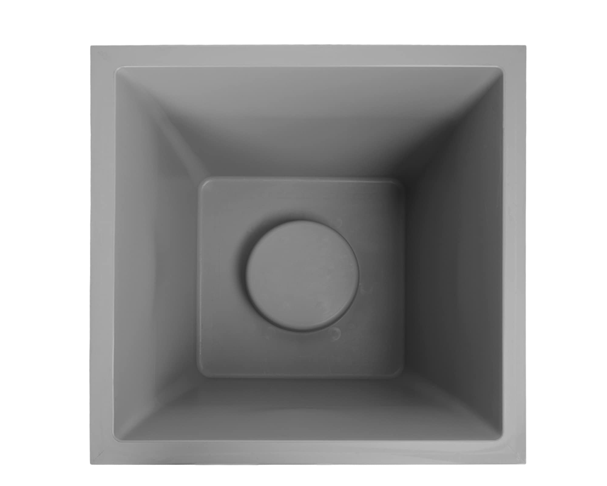 Ondis24 Pflanzkübel Vulkan Basalt 50, Blumentopf 50 x 50 cm, Garten Blumenkübel, Schiefer Optik Pflanzkübel mit Wasserspeicher, Pflanzenkasten hoch, Winterfest