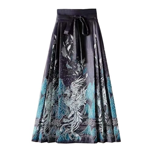 Women's Horse Face Skirt Traditional Chinese Hanfu...