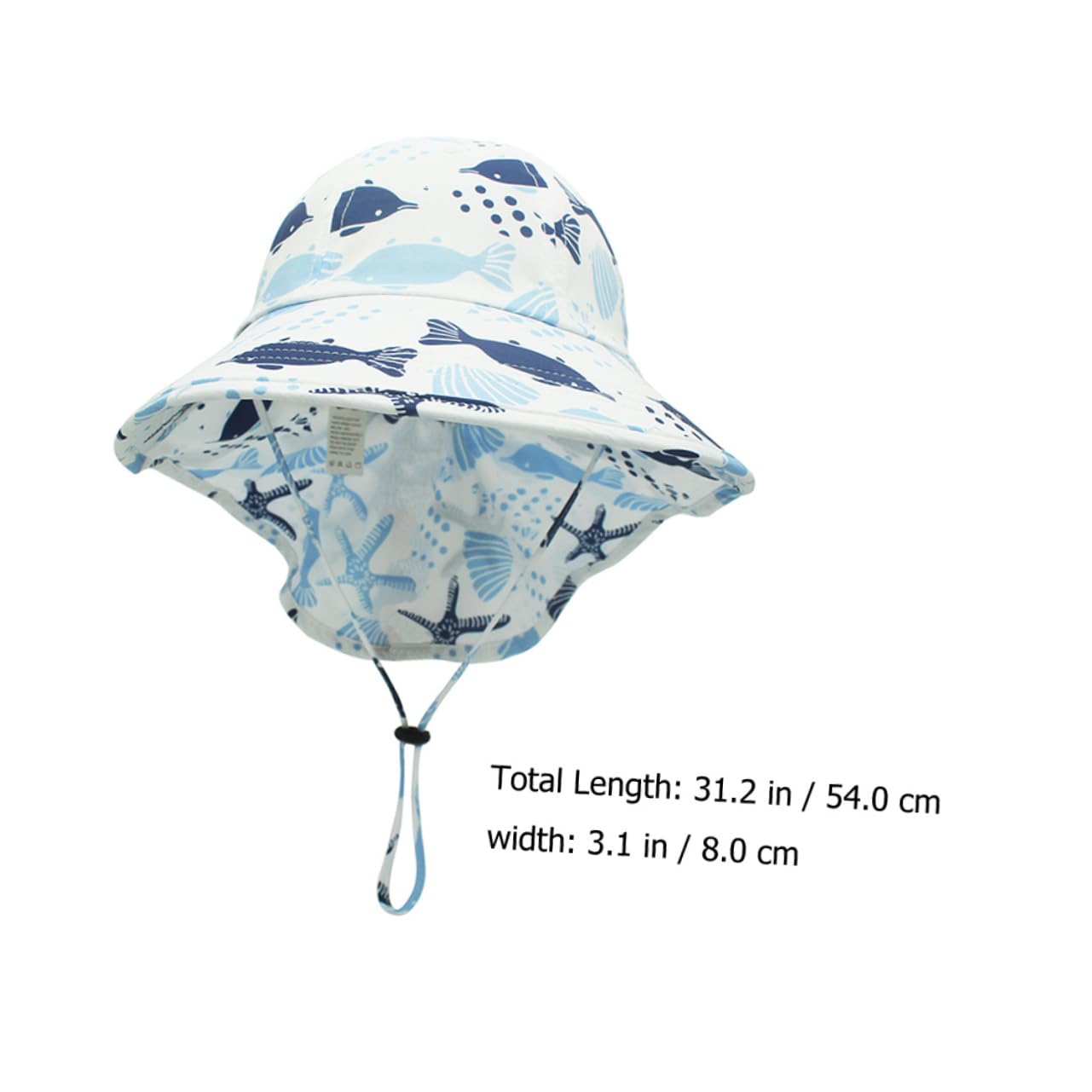 Beavorty 2 Piezas Sombrero De Sol para Sombrero con Solapa En El Cuello De Campamento De Bebé Gorras De para Cara y Cuello Al Aire Limpiar