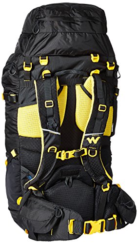 Image of Wildcraft HypaDura 65 liters Black Rucksack (8903338049562)