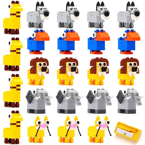 SKAMORI Set mit 24 Anspitzern für Kinder, Goodies Geburtstag, Kinder, Bleistiftspitzer als Geschenk für Geburtstag, Kinder, Einladungen & Goodies, für kleine Geburtstage, Kinder