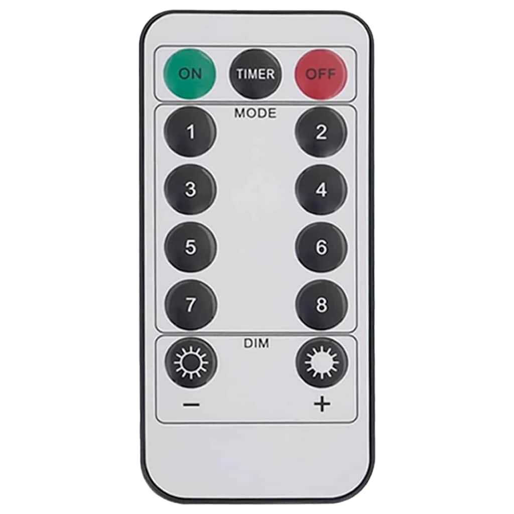 Cavo luminoso con 1200 LED, luce bianca fredda, 50 m, in PVC, flessibile, illuminazione esterna e interna, con telecomando, per giardino, balcone, terrazza, decorazione natalizia, dimmerabile