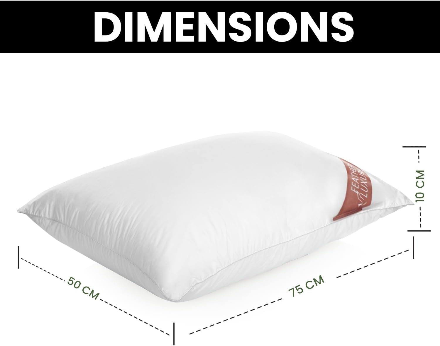 GC GAVENO CAVAILIA Duck Feather Pillows 2 Pack, Comfy Hotel Quality Pillow Pair, Washable Head Support Down Pillow, White, (50x70 cm) 7 518KvIQUYTL. AC SL1500