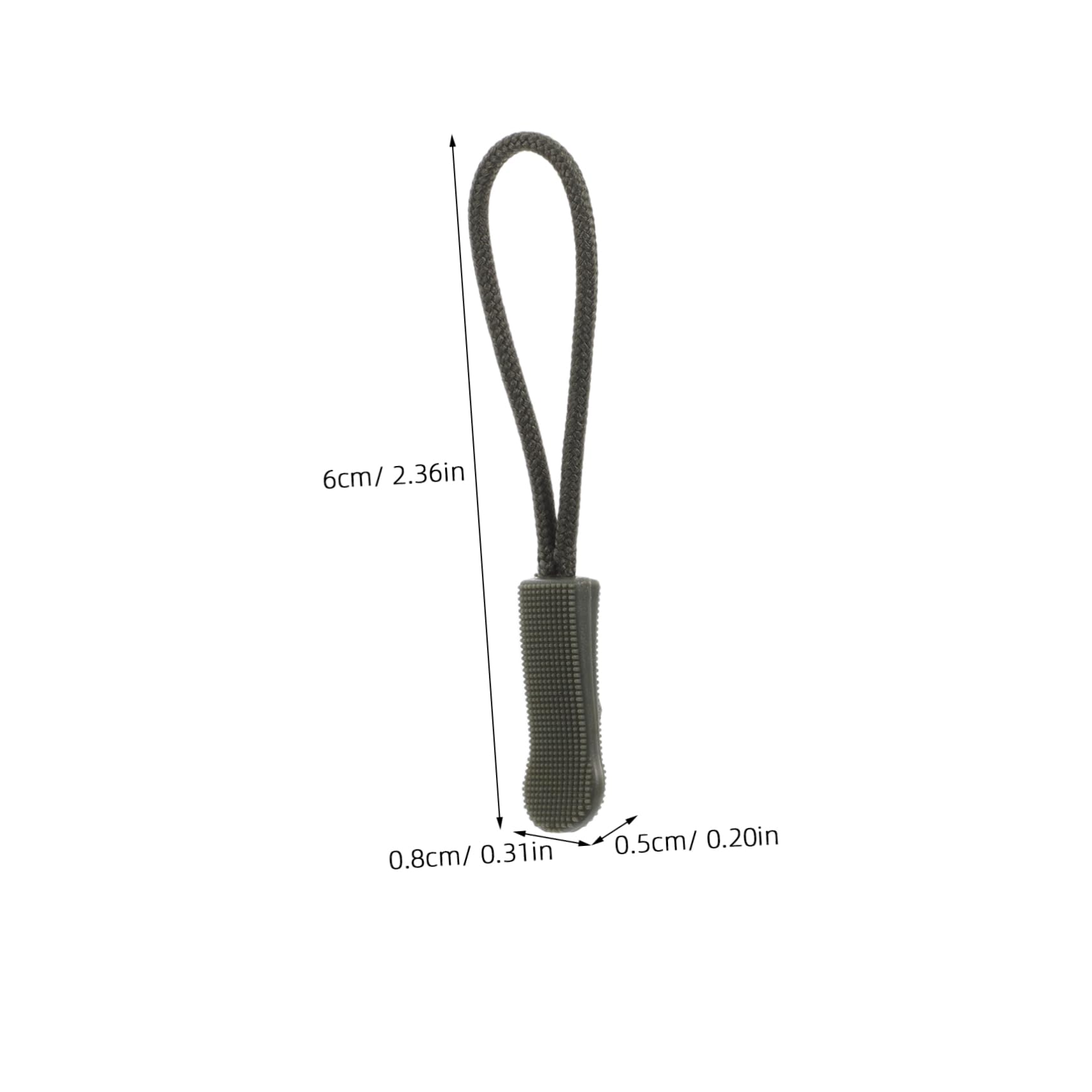 CORHAD Elegant Zipper Pulls for Clothing Bags 20pcs Removable Zipper Pull Charm Accessories Tail Rope