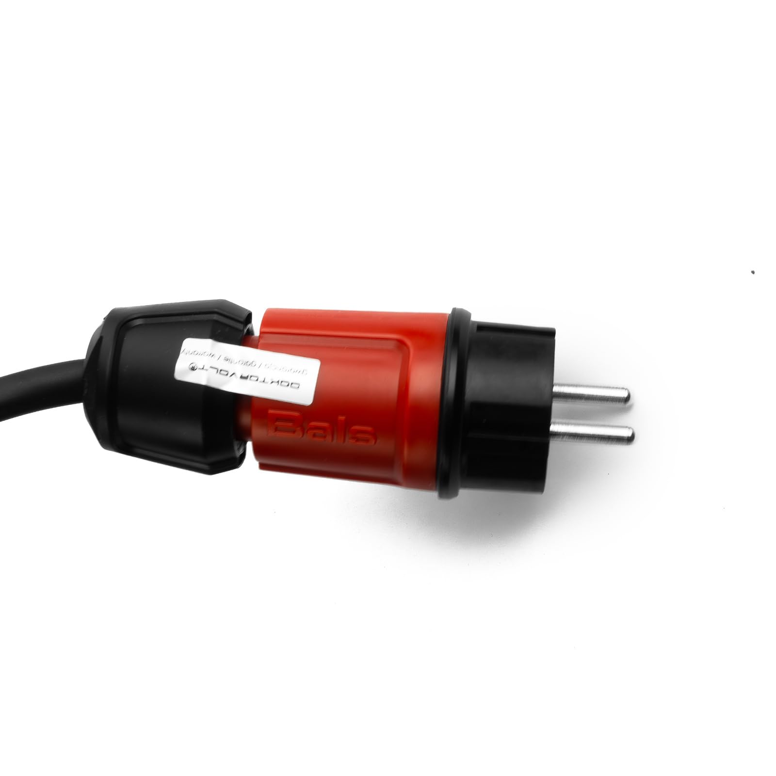 Doktorvolt Rallonge électrique - 4 prises - 15 m - Multiprise 3 x 1,5 mm² - Résistant à l'huile et aux intempéries - Noir