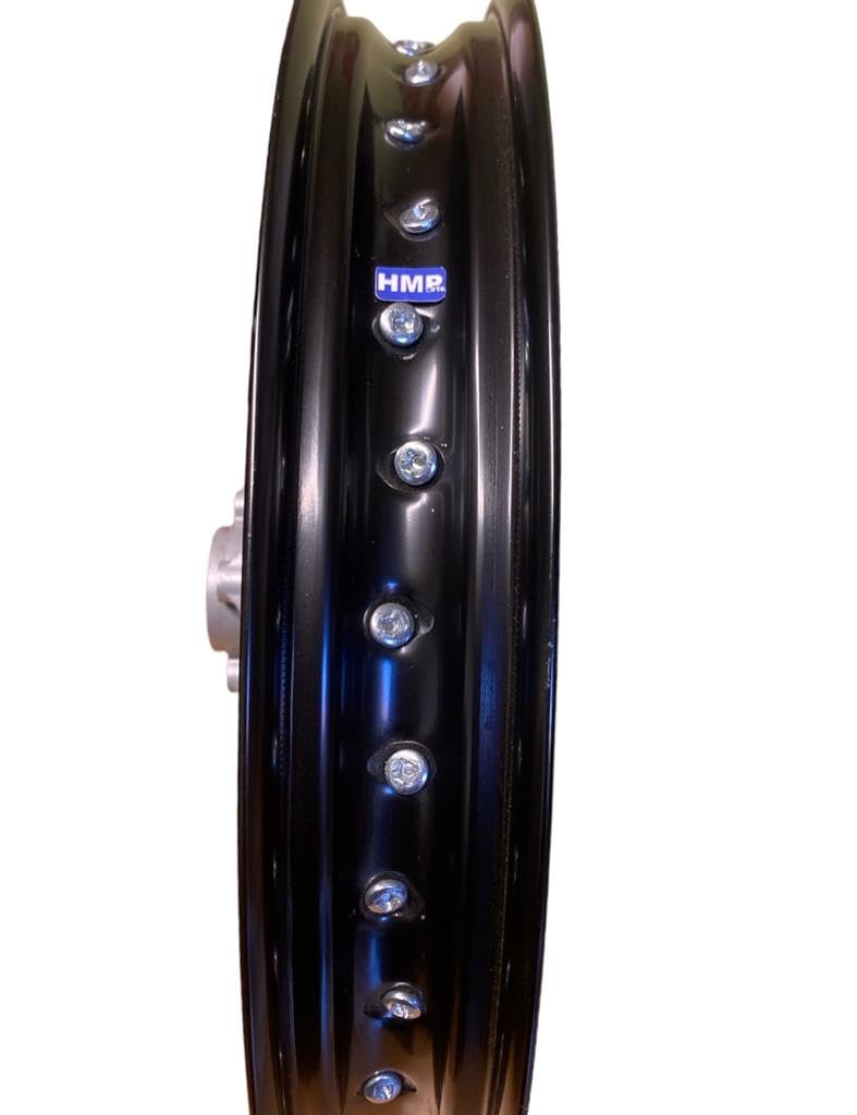 Alu Felge 16 Zoll hinten Schwarz XB31 Typ 31 elox. für 15mm Achse Pit Bike