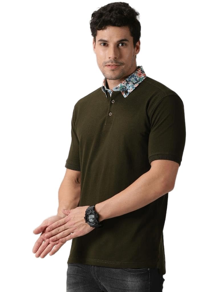 Cuts and FitButton Down Classic Collar Cotton Polo T-Shirt