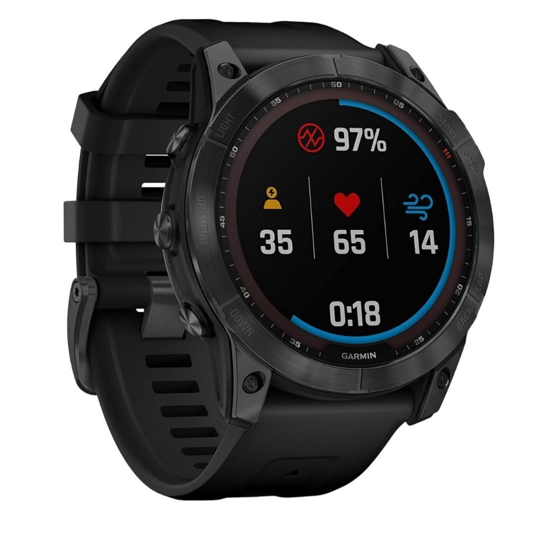 Garmin Unisex adulto Reloj deportivo inteligente, Negro, 0