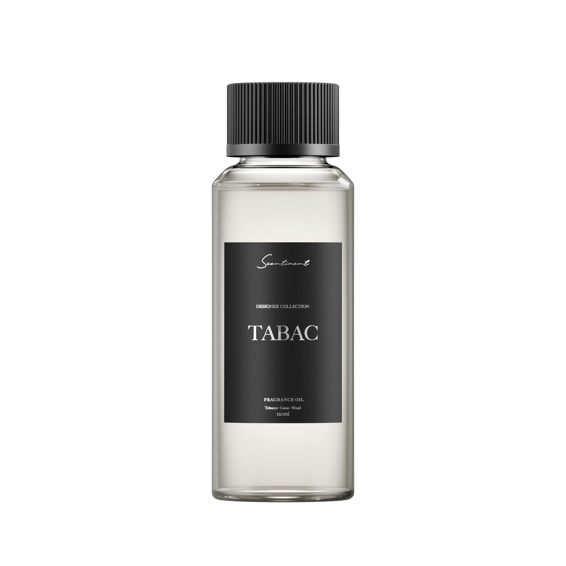 Scentiment - Tabac Designer Collection Diffuser Oils | Aromatherapy Home Fragrance | Luxurious Scent with Notes of Tobacco, Cacao, Wood, 120ml