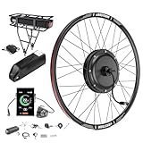 High-Performance Brushless Gearless Hub Motor: Choose the 1000W model (66 N·m torque, 55 km/h) or upgrade to the 1500W version (78 N·m torque, 70 km/h). Both feature advanced brushless gearless design for ultra-quiet operation and zero gear maintenan...