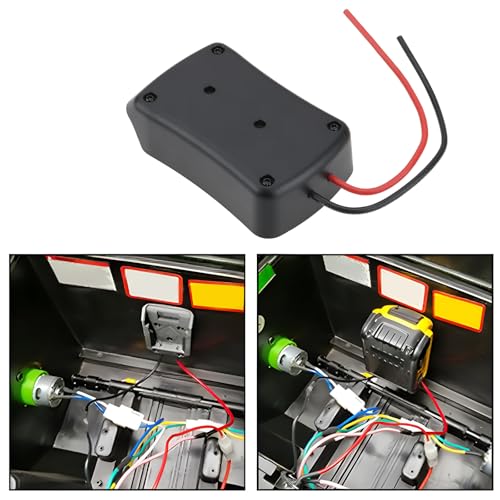 Create idea 1Pc Battery Adapter Power Connector Compatible with Porter Cable PCC685L PCC685LP PCC680L PCC682L 20V Li-ion Battery 12 Gauge Robotics