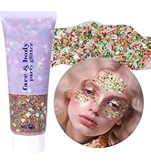 Gel Con Purpurina Para El Cuerpo Lentejuelas A Escala para Mujer,Piel brillo para el cuerpo - bri...