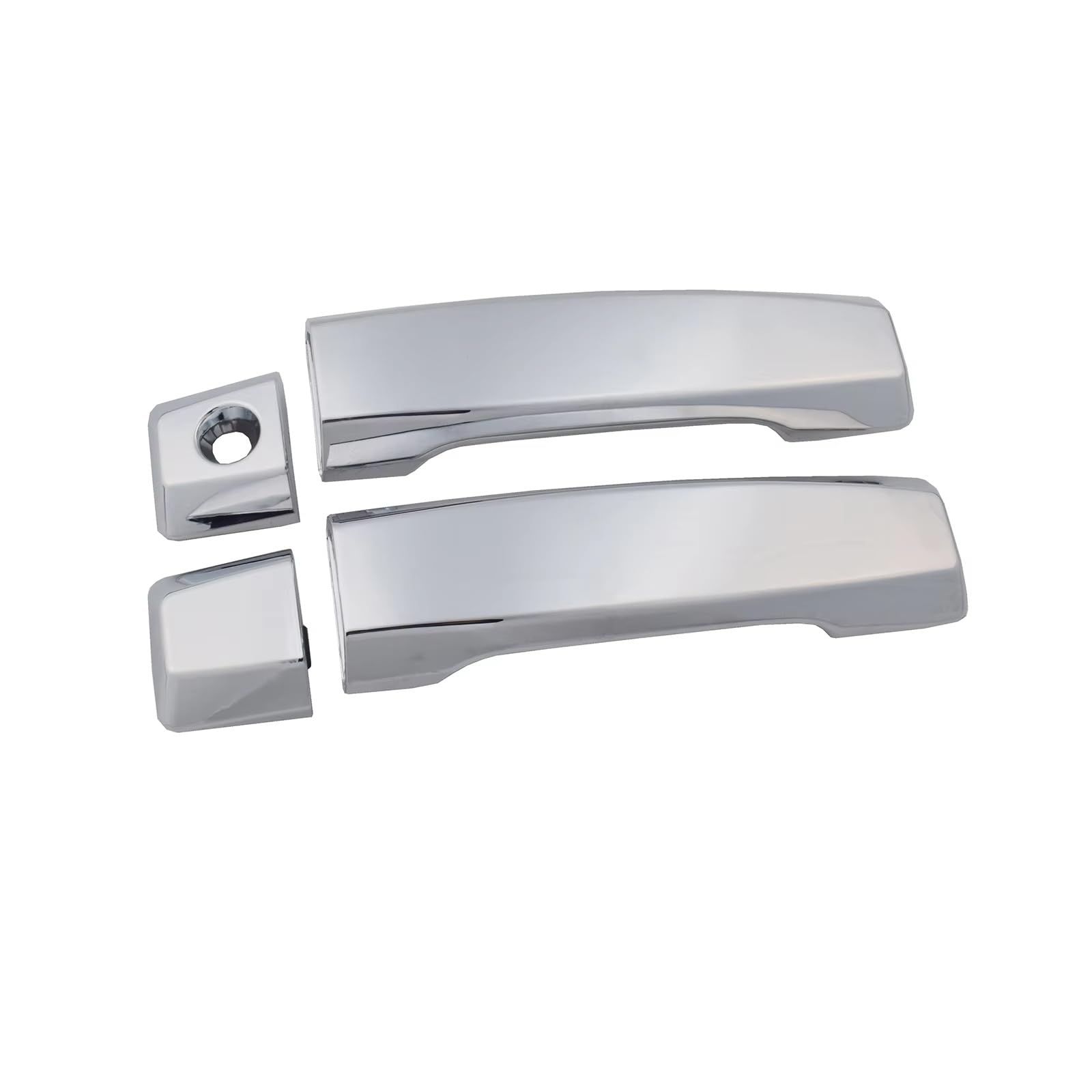 Qjahxkf Front Pair Replacement Exterior Door Handles Chrome Outside Door Handle 80647Zc00a For Nissan For Titan For Armada For Infiniti Qx56 5.0L 5.6L Outer Handle(Front Pair)