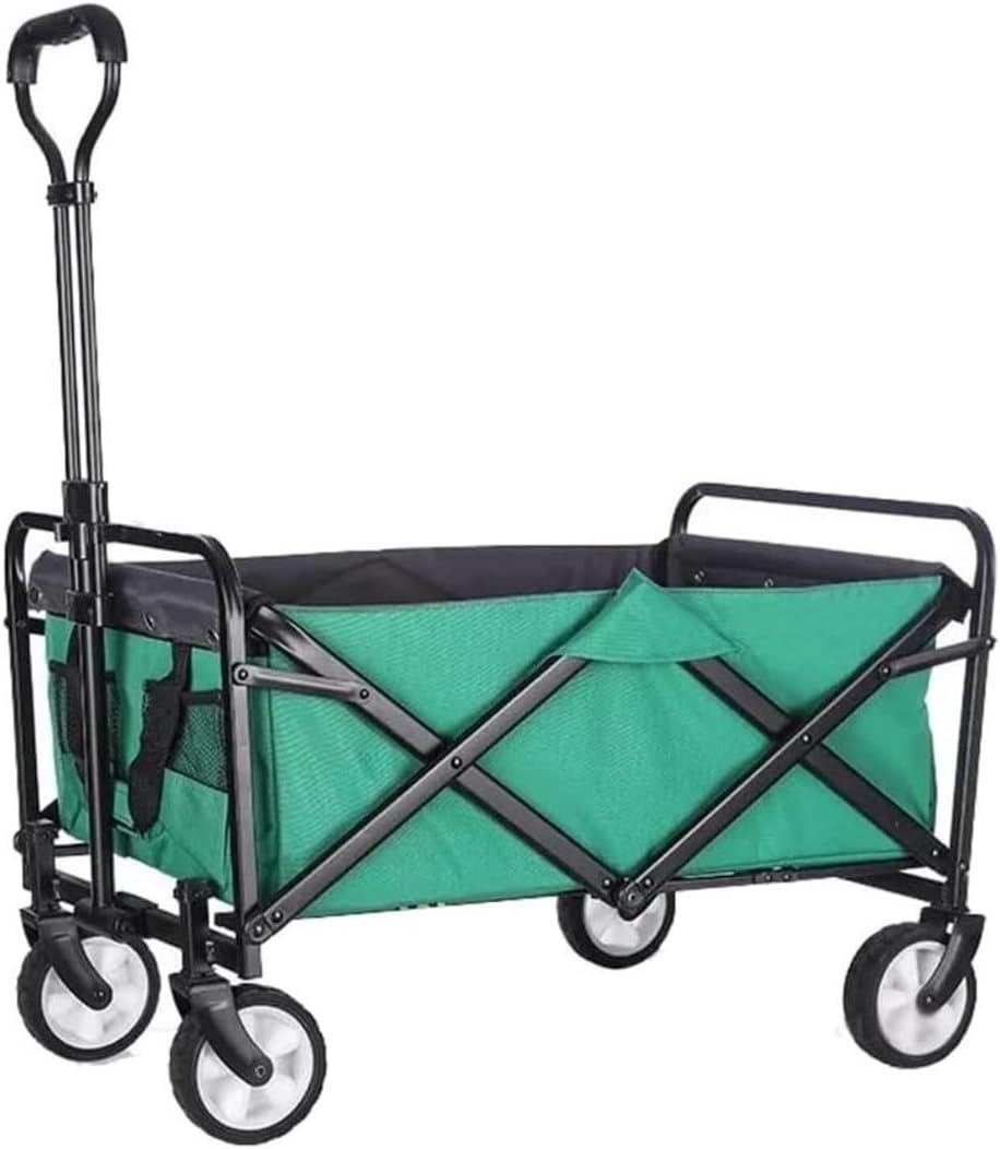 Wagon Cart Beach Wagon Garden Wagon Portable Garden Carts Camping Wagon Beach Cart Folding Cart with Wheels Outdoor Shopping Carts Camping Fishing Trolley Grocery Wagon U