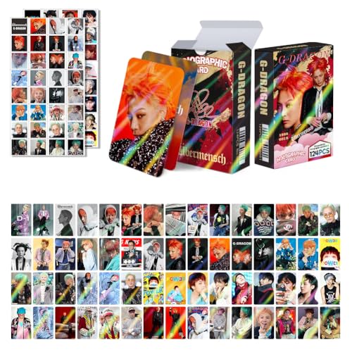 CHENGLI 124PCS KPOP GD Cards,GD Photo Cards,GD Álbum Tarjetas,KPOP GD Mini Photocard...