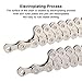 OUKENS 11 Speed Chain, 116 Links Rust Proof Tensile Resistant Sensitive Bike Chain,Bicycle Chain for Road Mountain Folding Bikes,Bike Chain Replacement