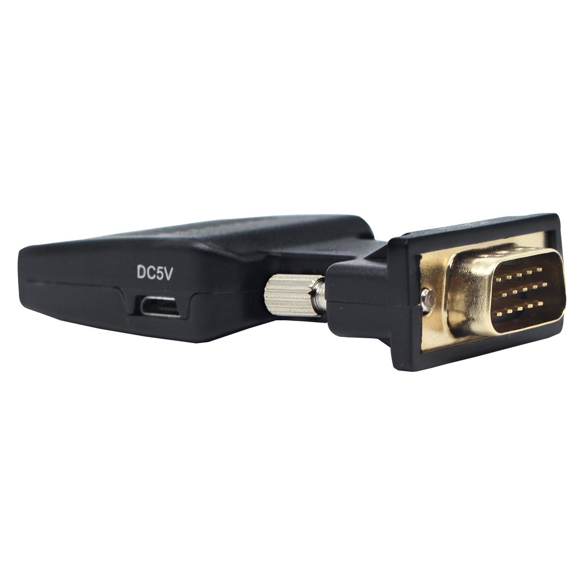 GRWIBEOU 1080P VGA 2 Adattatore Audio HDMI Connettore VGA2HDMI Convertore Mini VGA A HDMI Con Audio Per PC Portatile A Proiettore HDTV - Foto 12