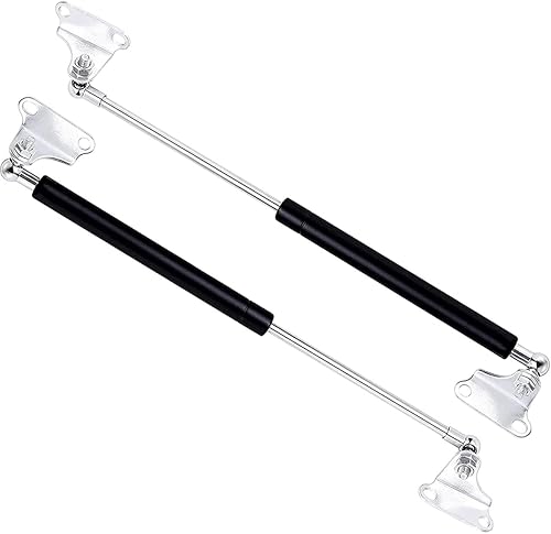 Soporte de elevaciĂłn de seguridad con bisagras de 15 pulgadas, 300N67 libras, soporte de seguridad con bisagras, cierre suave y soporte de resorte Soporte de elevaciĂłn de seguridad con bisagras de 15 pulgadas, 300N67 libras, soporte de seguridad con bisagras, cierre suave y soporte de resorte