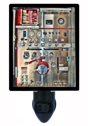 Firefighter Night Light, Pump Panel, Firetruck, Professional