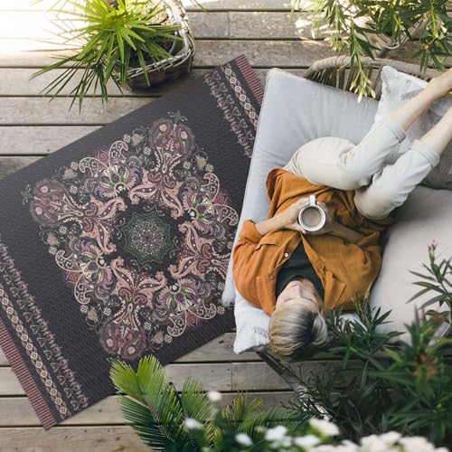 Tapis extérieur imperméable en PVC résistant à la décoloration 140x210 - 3