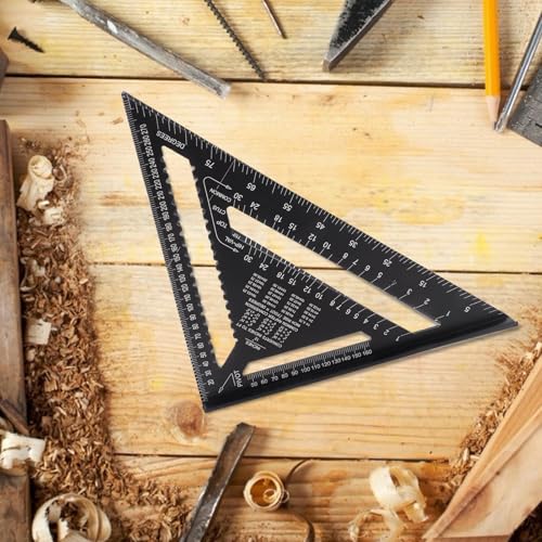 Regla Triángulo de Ángulo Recto de Aluminio para Carpintería miniatura 5