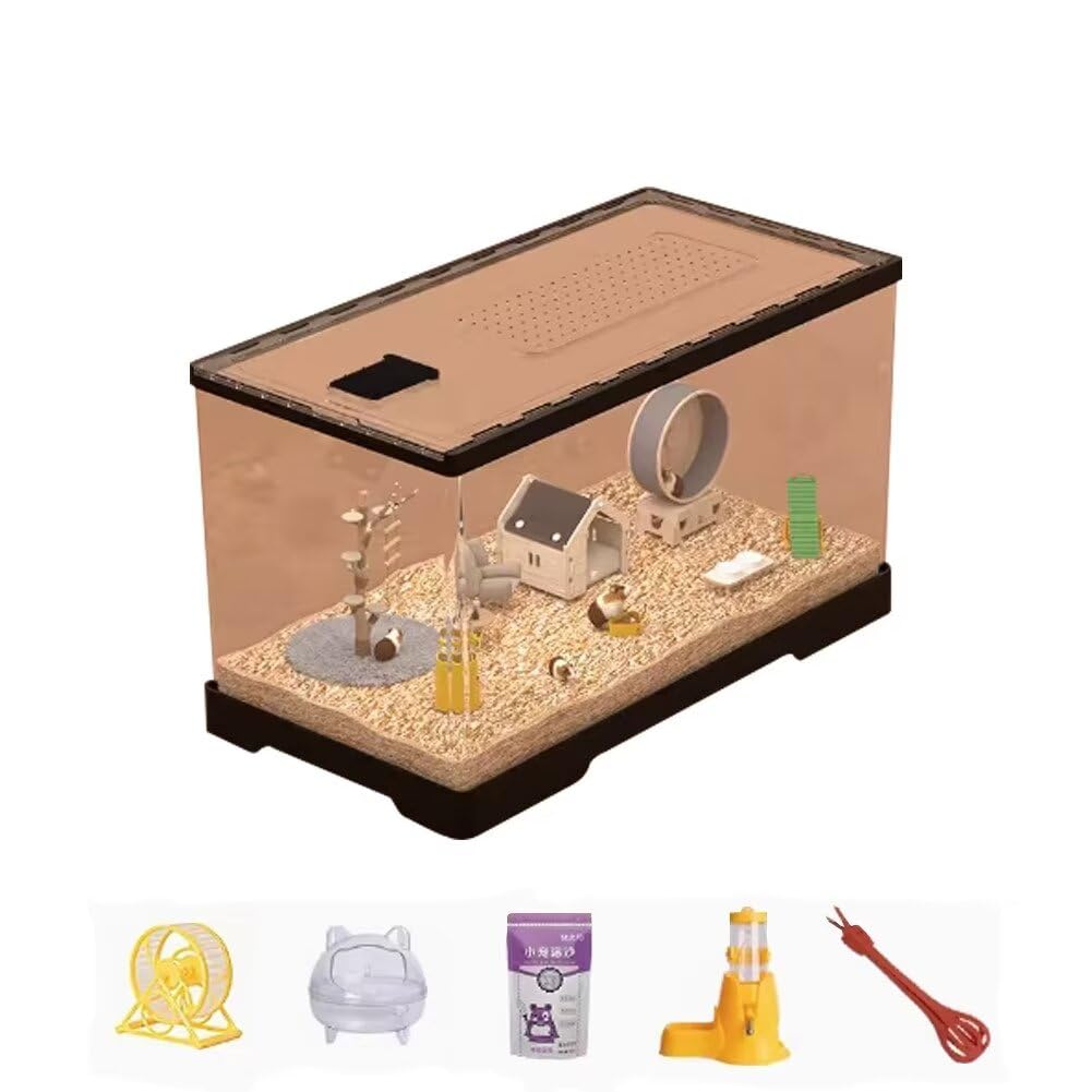 Amazon | Jiza ハムスターケージ 小動物用 透明 アクリル製 通気性 DIY
