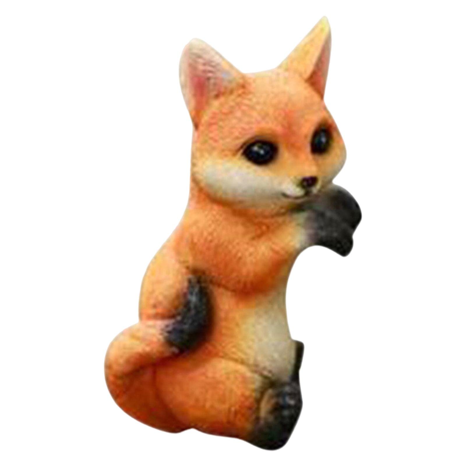 3 estatuas de animales pequeños, modelo de resina, decoración de escritorio
