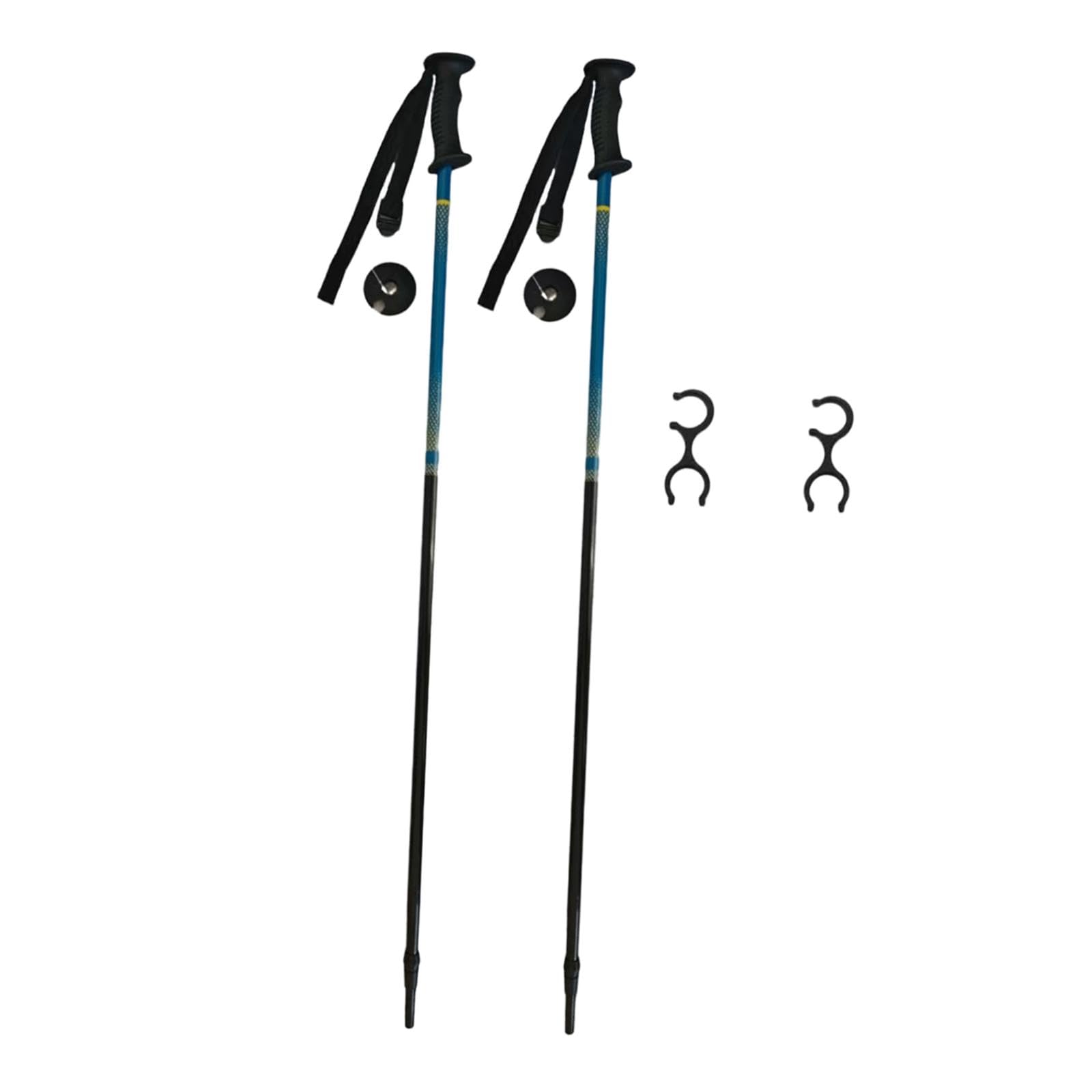 2 Pièces Bâtons de Randonnée Enfant Marche Poignées Anti Dérapantes Aluminium Alliage Léger Accessoires pour Ski Trekking Camping 105cm