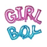 AnnoDeel 2 pcs BOY GIRL Letter Balloons, 40