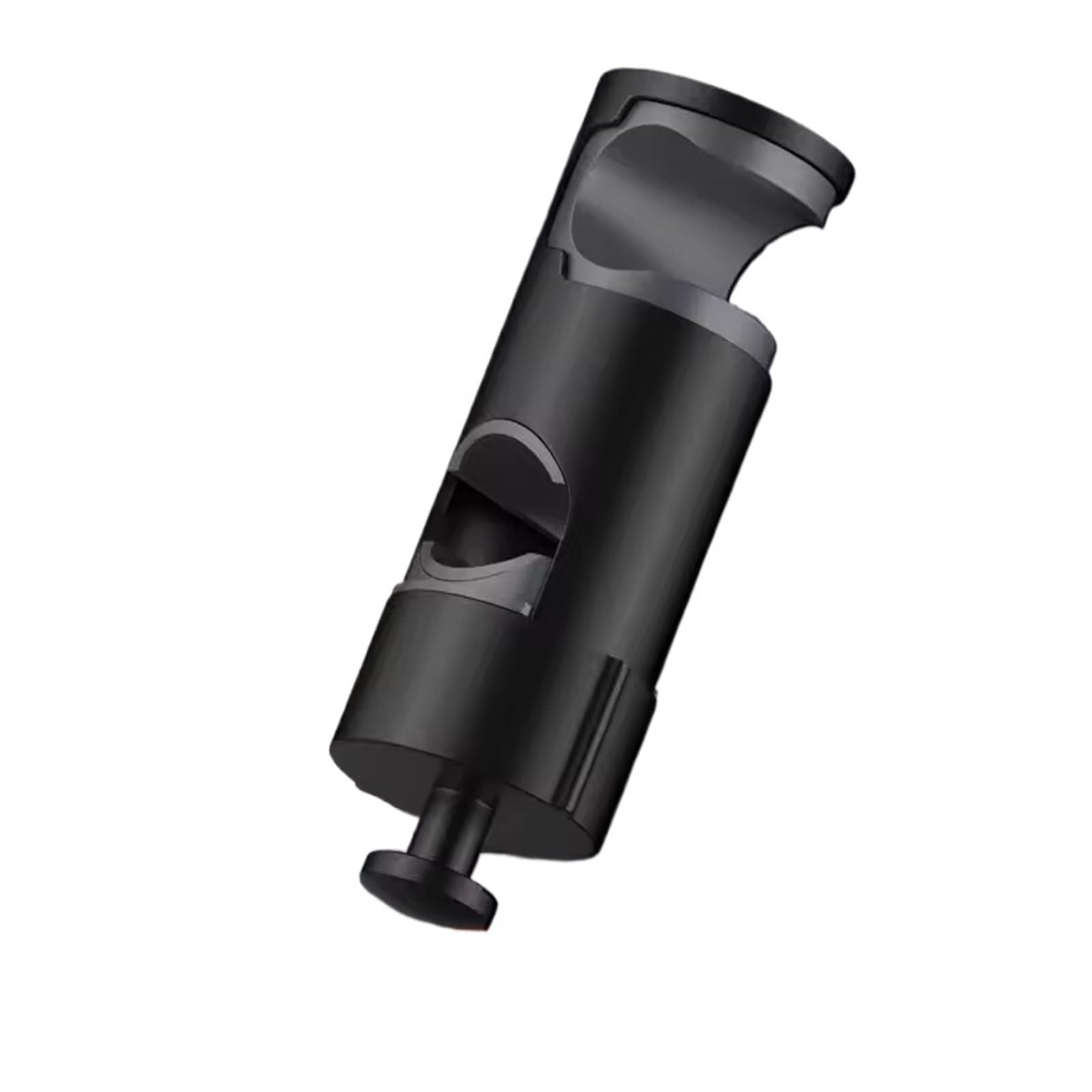 1pcs Upgraded Universal Slide Bar Shower Holder with Hook(Black)