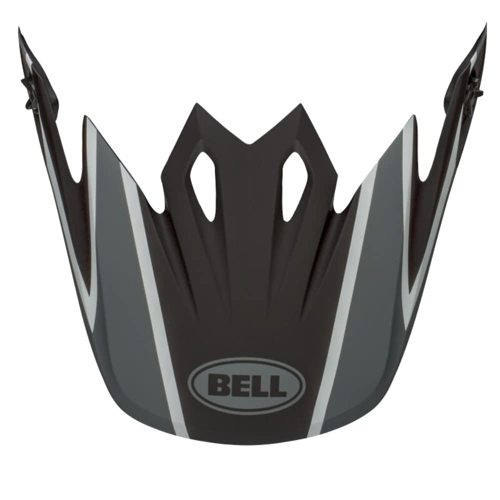 BELL MX-9 Helmet Replacement Visor/Peak Twitch Matte Black/Gray/White