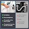 Portable Fuel Transfer Pump - Nozzle for Quick Flow Control, Battery Powered, 3.2 GPM, No Spill, 3 Tank Adapters for Gas/Diesel/Kerosene/Water (Gray) #3