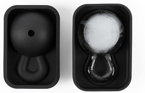 Miniatura 6 de Molde de silicona para cubitos de hielo y whisky con pesas rusas (paquete de 2) para bebidas de fusión lenta, sin fugas, hielo para cócteles,