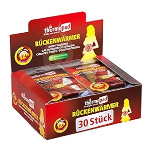 Thermomad rugwarmer, 12 uur warmte