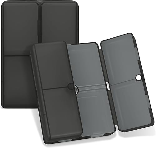 FYY Pastillero diario con 7 compartimentos, organizador de píldoras portátil de viaje, diseño plegable, pastillero para bolsillo para bolsa para