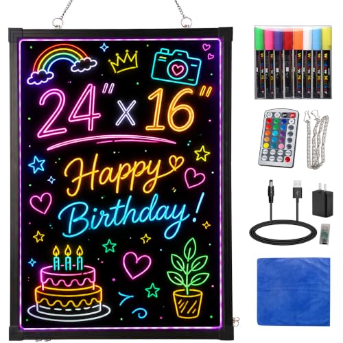 Slsy LED Message Writing Board LED Menu Board Illuminated Drawing Boards
