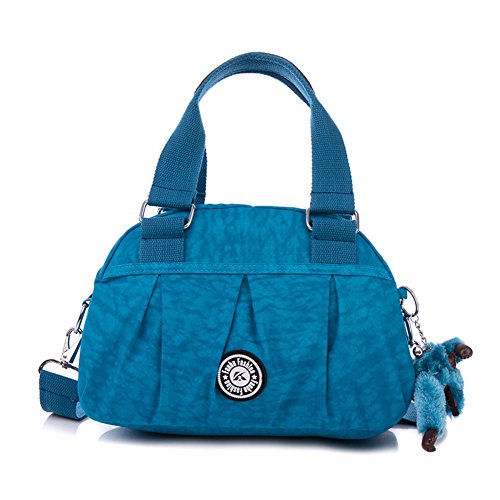 Sac trois-utilisation en toile de nylon résistant pour femme active style décontracté