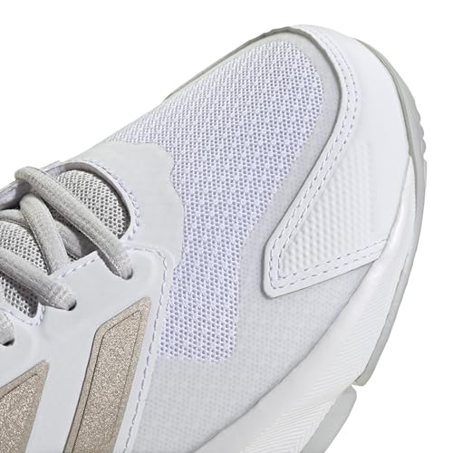 Image of adidas Womens Courtjam Control 3 Tennis Sneakers Shoes - White