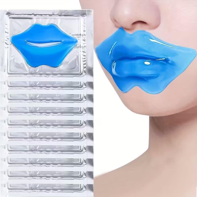 Jenibri Hydrating Gel Masks for Dry, Cracked Lips | Lip Treatment Pads with Hyaluronic Acid & Vitamin E | Plump, Smooth & Nourish Lip Patches, Anti-Aging and Plump Your Lips.-image-16