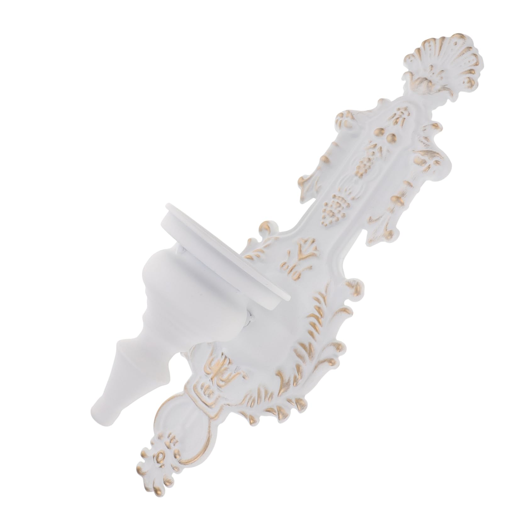 STOBAZA Metal Wall Candle Holder Candlestick Holders Set Iron Art Decorative Candleholder