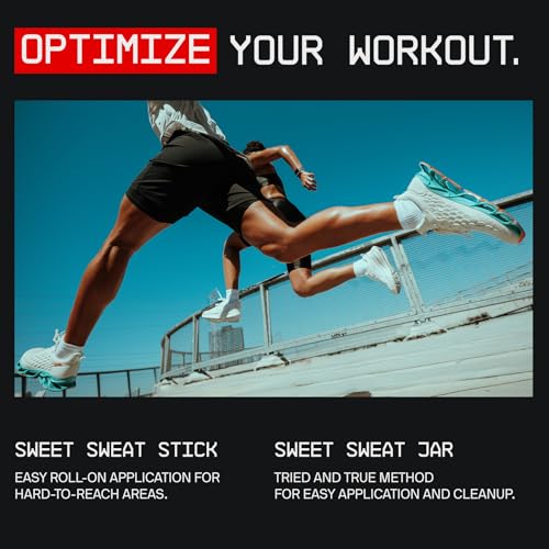Image of Sports Research Sweet Sweat Workout Enhancer Gel Thermogenic Exercise Topical Gel for Faster Sweating - 6.4 oz Stick