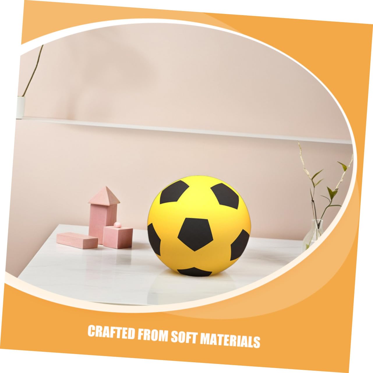 Balón de Fútbol Silencioso para Niños Pequeños, Mini