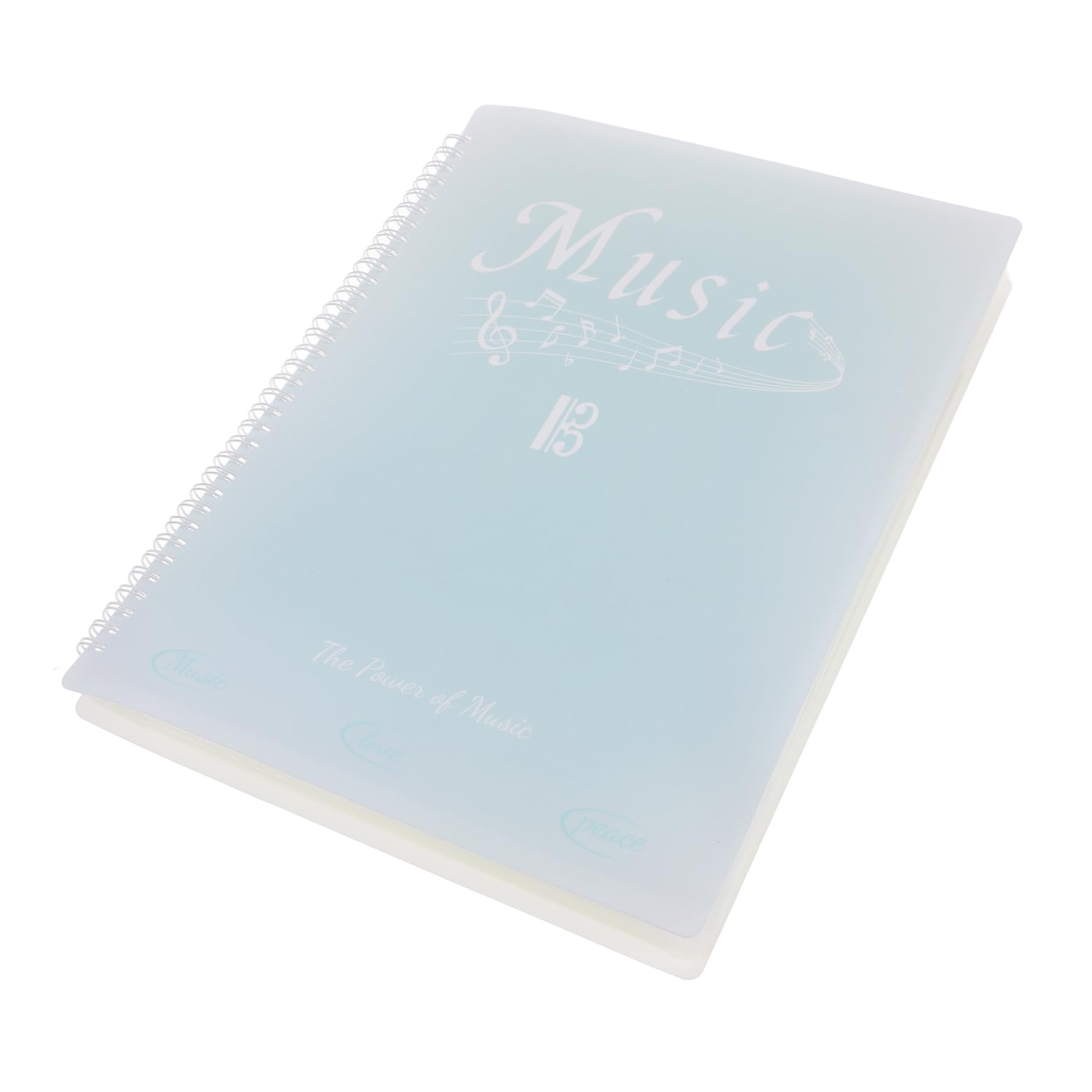 Milisten for Sheet Music A4 Size Flip Folder Window Pages Reusable for Piano Players