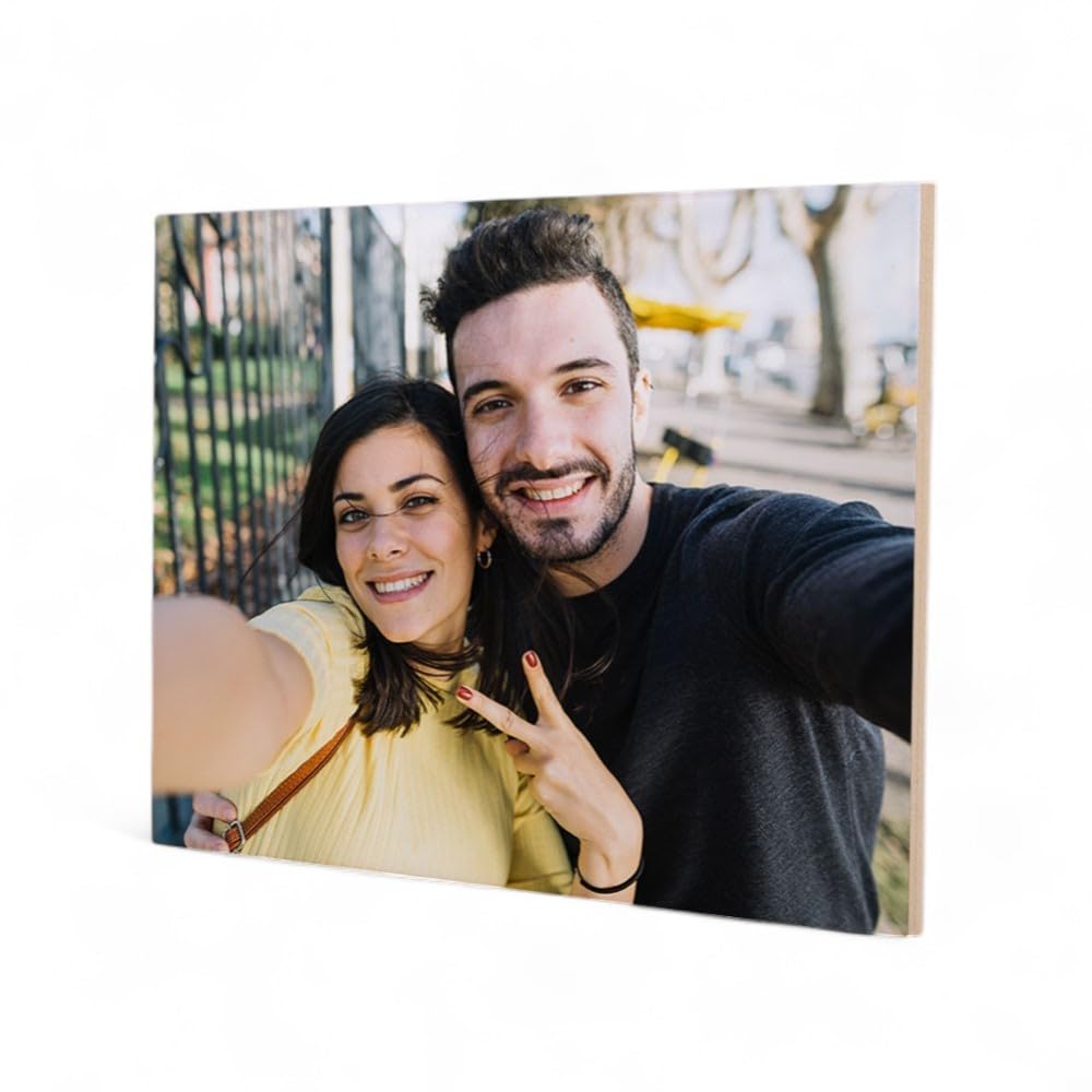 Azulejo Personalizado Foto o Texto - Azulejo de Cerámica Acabado Brillo de Calidad - Apto para Interior - Crea tu propio azulejo o baldosa de cerámica (Rectangular, 30 x 20)