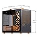 JONSBO/JONSPLUS Z20 Orange/Black Micro-ATX Mini Tower Pc Case,with Detachable Carrying Handle, Mini Size, High-Performance Hardware Compatible, Support 240AIO, H160mm Cooler,Orange/Black