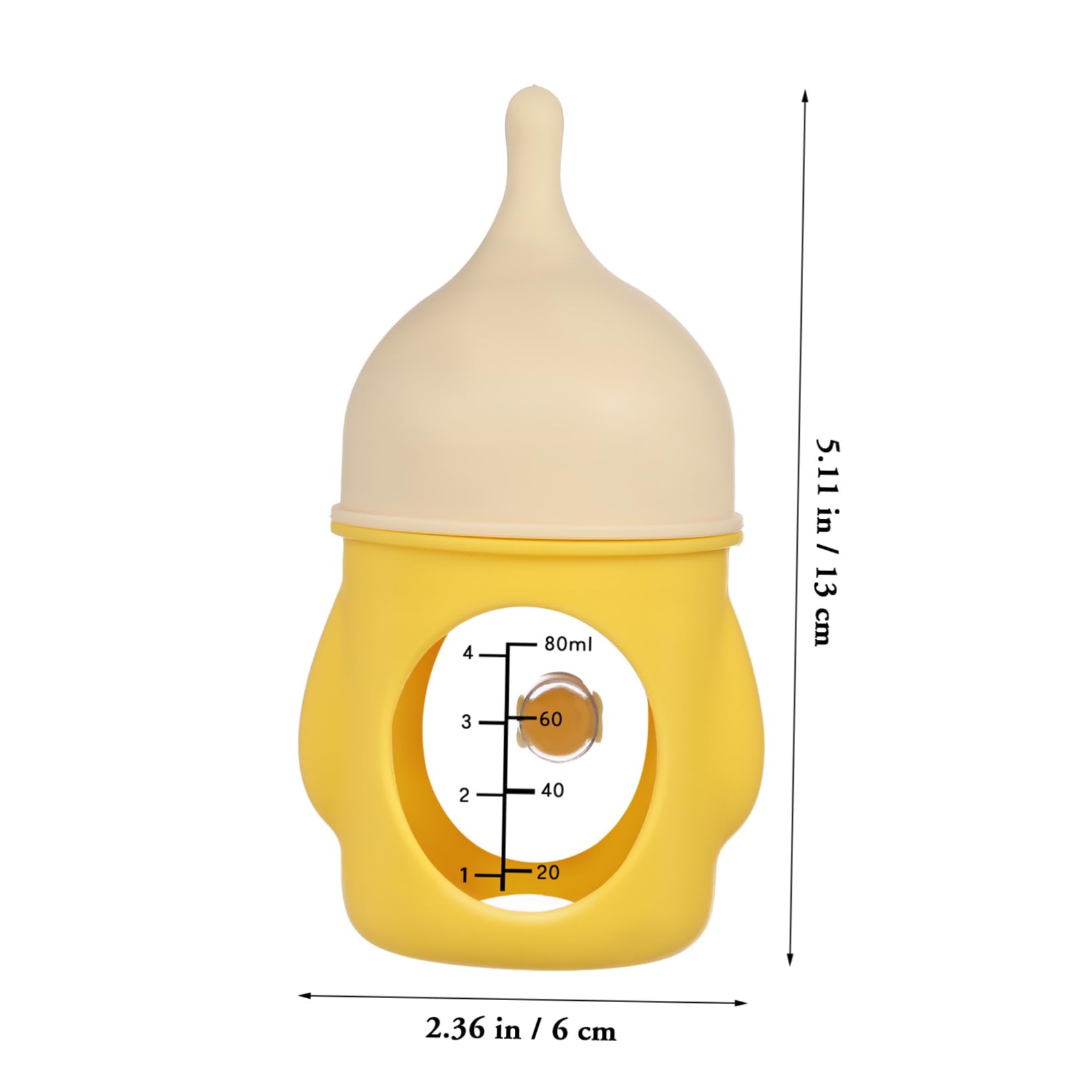 Parliky Pet Nurser Bottle Set Kitten Milk Bottle 80ml Easy Cleaning New Puppy Essentials