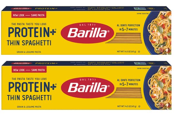 Protein+ Pasta Thin Spaghetti Pasta (Pack Of 2 Boxes), 14.5 oz