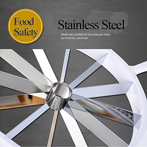Watermelon Slicer 15\'\' Large Stainless Steel Fruit Melon Slicer Cutter Peeler Corer Server for Home