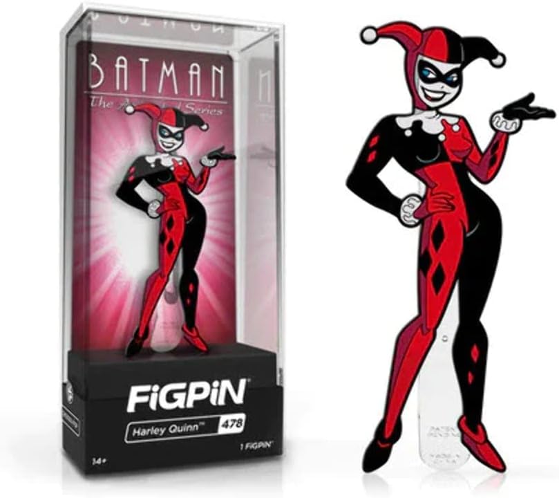 FiGPiN Batman TAS Harley Quinn Classic Enamel Pin (478)