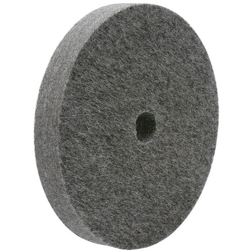 Unbekannt Feutre de disque de polissage en Laine, Extra fin, Corindon zirconien, Compatible avec Meuleuse, 150 mm x 20 mm